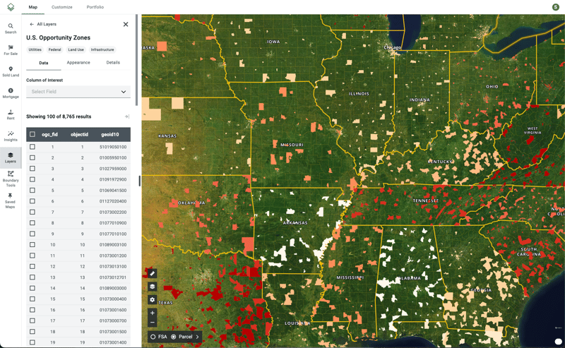 US Opportunity Zones Map