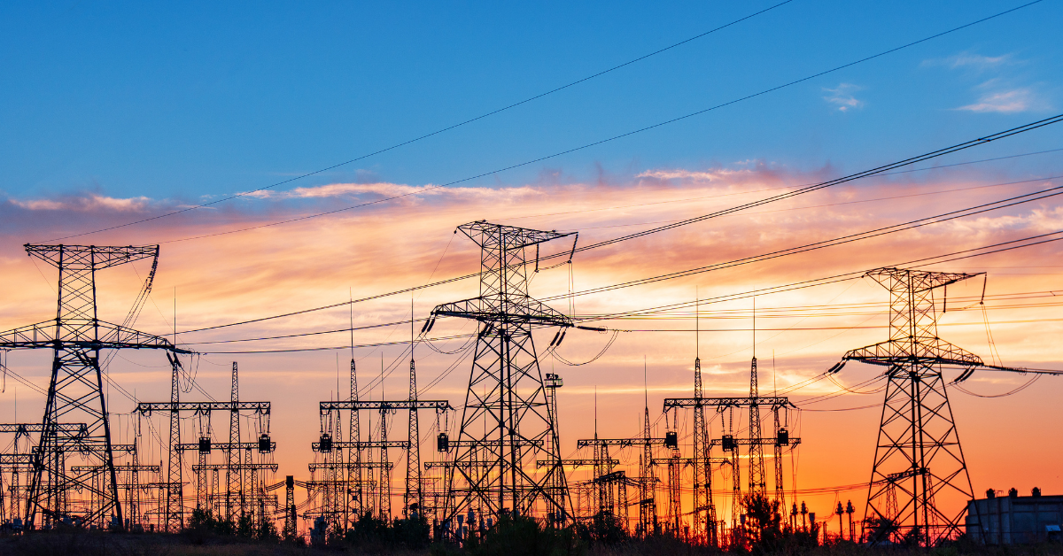 Evaluating electrical power transmission corridors and utility infrastructure for data center site selection on Acres.